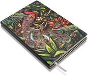 Peacock Embossed Leather Journal No