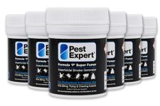 Pest Expert Carpet Moth Killer Super Fumer Smoke Bombs Strong Treatment 6 x 11g – Max Strength Moth Bomb, Fast-Acting for Effective Control, Professional Strength for Approved Amateur Use