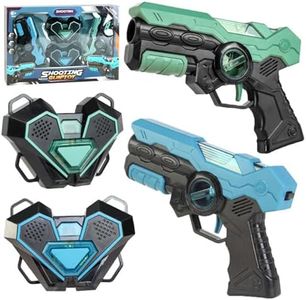 Laser Tag Guns Set of 2 with Digital LED Vests Score Display,Cool Outdoor Toys for Kids Ages 8 9 10 11 12+ Boys Girls Children Teens Adults Birthday Gifts Toys Christmas