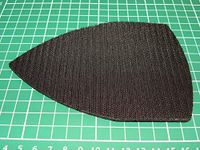 Replacement Hook Pad with 3mm Foam Backing for Detail Sanders, Palm Sanders and Mouse Sanders. Premium Quality Strong Hook Feature with Shock and Vibration Absorbing Foam Backing.