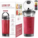 18oz Blender Cup Replacement for Ninja BC151CR Blender, Portable Blast Accessories - BPA-Free, Dishwasher Safe, Leakproof Lid & Sip Spout with Handle
