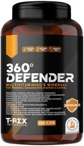 Multivitaminico Multiminerale con Probiotici, Vitamina B12, Acido Folico e Coenzima Q10 | 360° Defender Integratore Multivitaminico Completo con 14 Vitamine e 5 Sali Minerali