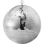 Suwimut 12 Inch Mirror Disco Ball, Silver Large Disco Ball Decor Hanging Disco Ball Mirror Ball with Hanging Ring for Party or DJ Light Effect, Home Decorations, Stage Prop, Bar, Wedding