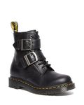 Dr. Martens Women's 1460 Fashion Boot, Black Classic Pull Up, 6, Black Classic Pull Up, 4 UK