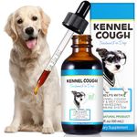 Kennel Cough Treatment for Dogs, Dry & Wet Cough Relief, Allergy Relief Immune Support, 100% Natural Liquid Drops Remedy, 2.02 OZ