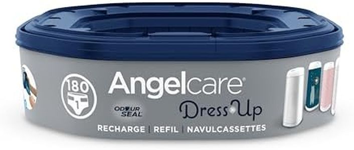 Angelcare - 1 Recharge Poubelle à Couches – Octogonale – Anti Odeur - Dress Up - Fabriqué en France