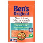 BEN'S ORIGINAL NATURAL SELECT Spanish Style Rice Side Dish, 397g pouch