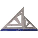 iGaging Bench Square Set 4" and 7" Stainless Steel w/ 16th and 32nd Scale Stainless Steel