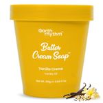 Earth Rhythm Vanilla Creme Butter Cream Soap Cleanse, Moisturizes Skin, Make Skin Soft & Supple | Vanilla Oil, Shea Butter | for All Skin Type | Men & Women - 160 gm