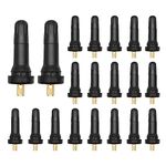 20Pcs TPMS 20008 Rubber Snap-in Tire Valve Stem Fit for 0.45” Rim Holes on Standard Vehicle Tires