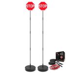 Securityman Garage Stop Sign Parking Aid (2 Pack) | Garage Stoppers for Your Vehicle - Easy Car Marker Sensor Indicator Assist Guide
