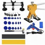 Oursouion Car Dent Removal Kit 50PCS, Dent Puller Kit with Gold Dent Lifter, Paintless Dent Repair Tools for Hail Damage, Door Dings & Car Body Repair
