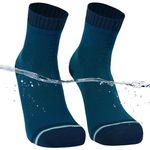 DexShell Waterproof Socks Hiking Walking Low Moisture Absorption DEXDRI Inners for Men and Women, Unisex Medium, Saxony Blue