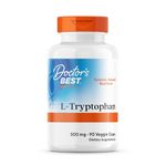 Doctor's Best L-tryptophan, 500mg, 90 Vegan Capsules, Highly Dosed, Amino Acid, Gluten Free, Soy Free, Vegetarian, Non-GMO