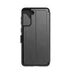 tech21 EvoWallet for Samsung S21 + (Plus) 5G - Germ Fighting Antimicrobial Phone Case with 12 ft. Drop Protection, Smokey/Black