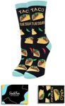 sockfun Women's Taco Socks, Funny Taco Gifts For Taco Lovers, Mexican Mom Mexican Food Gifts, Taco Tuesday