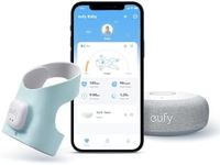 eufy Baby Smart Sock S320 Baby Monitor with 2.4 GHz Wi-Fi, Track Sleep Patterns, Naps, Heart Rate, and Blood Oxygen Levels, Soft and Comfortable, for Babies 0-18 Months, No Monthly Fee