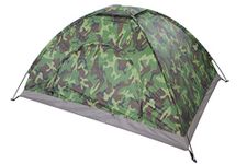 Sutekus Semi-Double Tent Camouflage Patterns Camping Tent Tent for Camping Hiking 【Outdoor Equipment】