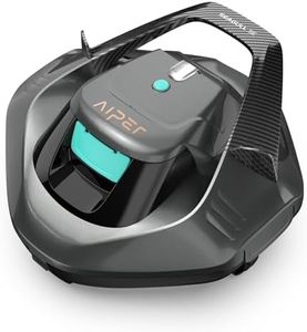AIPER Seagull SE Poolroboter, Kabellos Poolsauger Akku, Bodensauger mit 90 Min Laufzeit, Automatisches Parken, Dual-Antriebsmotoren & LED-Anzeigen für Flachem Boden Pool bis zu 80 m²