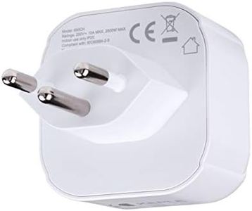 Swiss Switzerland Switzerland CH Adaptor Plug Travel Plug Type J to EU Europe European Type C E F Socket for Spain ES France FR Italy Italian IT Germany DE Portugal Denmark Denmark Greece 3 Pin