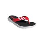 Adidas Men COMFORT FLIP FLOP SWIM SLIDES VIVRED/FTWWHT/CBLACK 11