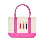 Mud Pie Back to School Canvas Tote 