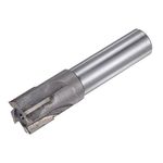 sourcing map Square Nose End Mill, 25mm Cutting Dia Tungsten Carbide Tip 4 Straight Flutes Milling Cutter with 20mm Straight Shank