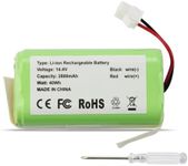 ZTHY 2800mAh Battery Replacement for R500+ R550 R300 R650 R3500 Eufy RoboVac 11 11S 12 15C 15T 30 30C 35C Amarey A800 A900 Shark RV700 RV720 RV750 RV755 C800 Tesvor X500 PRO Robot Vacuum
