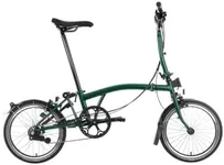 Brompton C Line 2 Speed Folding Bike (Racing Green, Mid)