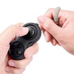 Fidget Pad - Perfect For Skin Picking - Anxiety and Stress Relief – Fidget Toy – Black – Children and Adults