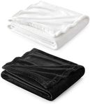 Bedsure Fleece Throw Blanket White 