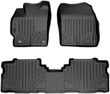 MAXFLOORMAT Floor Mats for Toyota Prius V (2012-2017) Complete Set (Black)