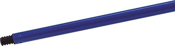 Carlisle FoodService Products Mop Handle Threaded, Broom Handle with Coated Metal Handle for Catering, Buffets, Restaurants, Stainless Steel, 48 Inches, Blue