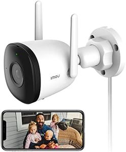 Imou Videocamera sorveglianza da Esterno WiFi 4MP con Rilevamento Umano, Impermeabile IP67, Visione Notturna 30m, Compatibile con Alexa, 2,4g, Bullet 2C 4MP