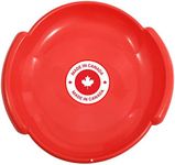 Superio Round Saucer Snow Sled, Red