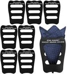 Pocket Squares Holder For Men, Best Accessories for Suits, Tuxedos,Vests and Dinner Jackets, 8Pack Assorted.