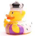 Duck King Charles - Includes Rubber Duck Keyring in Set I Squeaky Duck I Bath Duck I Gift for Royal Fans