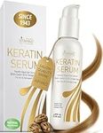 Vitamins Hair Serum Keratin Treatment - Biotin Collagen and Coconut Oil Hydrating Moisturiser for Frizzy Dry Damaged Hair - Anti Frizz Heat Protection for Curly Wavy or Straight Hair