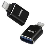 VEN-DENS Portable Lightning to USB3.0 Adapter, USB OTG Data Sync Converter Compatible with iPhone/iPad/USB Flash Drive/Card Reader/Camera etc