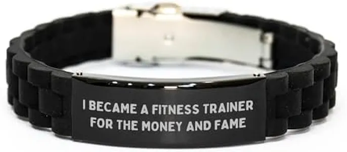 CUCOLUS Fitness Trainer Glidelock Clasp Bracelet, Inspirational Graduation Gift from, For Men and Women