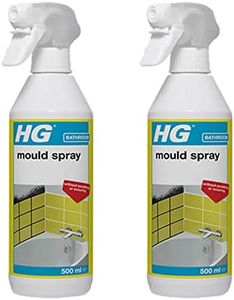 HG Mould Spray & Remover for Kitchen / Bathroom Tiles, Grout & Sealer 500ml (2 Sprays)