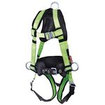 PeakWorks 3 D-Ring PeakPro Fall Protection Safety Harness With Positioning Belt, Class AP - Positioning, XXL, V8255625