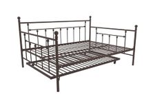 DHP Manila Metal Full Size Daybed and Twin Size Trundle (Bronze)