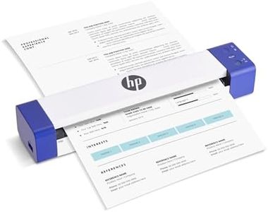 HP PS150 Portable Document Scanner | Compact, Portable, Wireless Digital Scanner with Duplex Mode for Home & Office | Rechargeable, USB & Wi-Fi Direct, Compatible with Mac & Windows PC and Laptop
