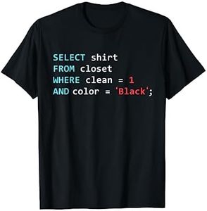 Programmer SQL Query Geek Database Coding T-Shirt