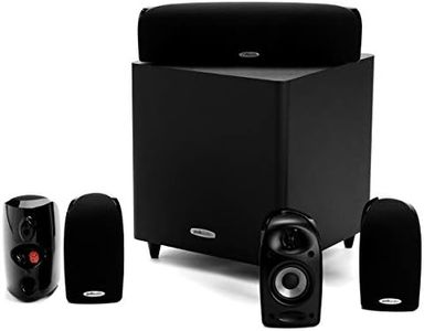 Polk Audio TL1600 RCA 100 Watt 5.1 Channel Wired Speaker (Black)