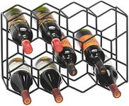 mDesign Metal Hexagon 3-Tier Wine R