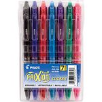 Pilot FriXion Clicker Retractable Erasable Gel Pens, Fine Point, Assorted Color Inks, 7 Count (31472)