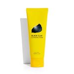 Barulab Korean Black Clay Cleansing Foam | 2 in 1 Korean Mask Pack & Face Wash | Blackhead Remover Deep Pore Cleanser | SLS/SLES free Face Wash | For Men & Women | For All Skin Types – 100ml