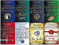 Diana Gabaldon Outlander Series 8 Books Collection Set (Outlander,Dragonfly in Amber,Voyager,Drums of Autumn,Fiery Cross,Breath of Snow and Ashes,An Echo in the Bone,Written in My Own Hearts Blood)